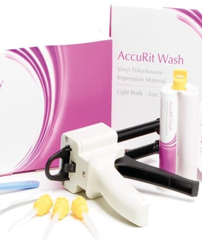 Accurit Wash Additional Cured Silicone Impression Material + 6 cartridges