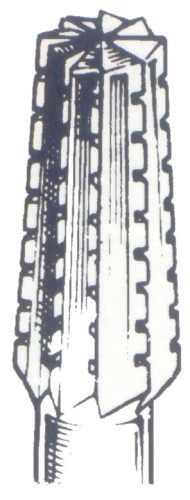 Dentorium Tungsten Carbide Cutters FISSURE TAPERED