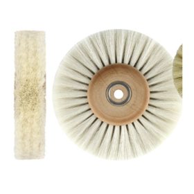 Polishing Brush Goat Hair 4 rows FINE cube shape