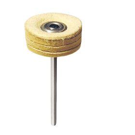 Dentorium Felt Wheels Sliced Mounted