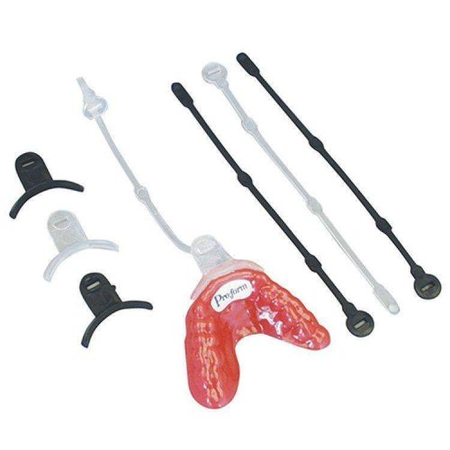 Mouthguard Straps black or white (e.g. for helmets)
