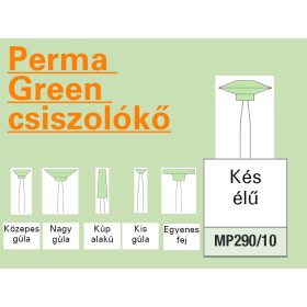 Perma Green Mounted Stones KNIFE edge PORCELAIN finish